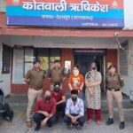 हत्या के प्रयास में वांछित 5 अभियुक्तो को दून पुलिस ने किया गिरफ्तार