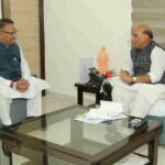 रक्षा मंत्री राजनाथ सिंह से मिले सैनिक कल्याण मंत्री गणेश जोशी, पूर्व सैनिकों एवं उनके आश्रितों के लिए अनुदान की राशि बढ़ाये जाने पर किया आभार प्रकट
