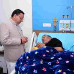 मुख्यमंत्री धामी ने अस्पताल में भर्ती UKD नेता एवं पूर्व विधायक दिवाकर भट्ट का कुशलक्षेम जाना