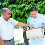 सीएम ने मुख्यमंत्री आवास परिसर में शहद निकालने की प्रक्रिया का किया अवलोकन, मुख्यमंत्री आवास परिसर में इस वर्ष मात्र 45 दिनों की अवधि में 520 किलोग्राम शहद का किया गया उत्पादन