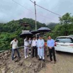 लोनिवि मंत्री महाराज ने किया मसूरी, कोल्हूखेत, पानी वाले बैंड सड़क का औचक निरीक्षण, अधिकारियों को दिए तय समय पर निर्माण पूरे करने के निर्देश